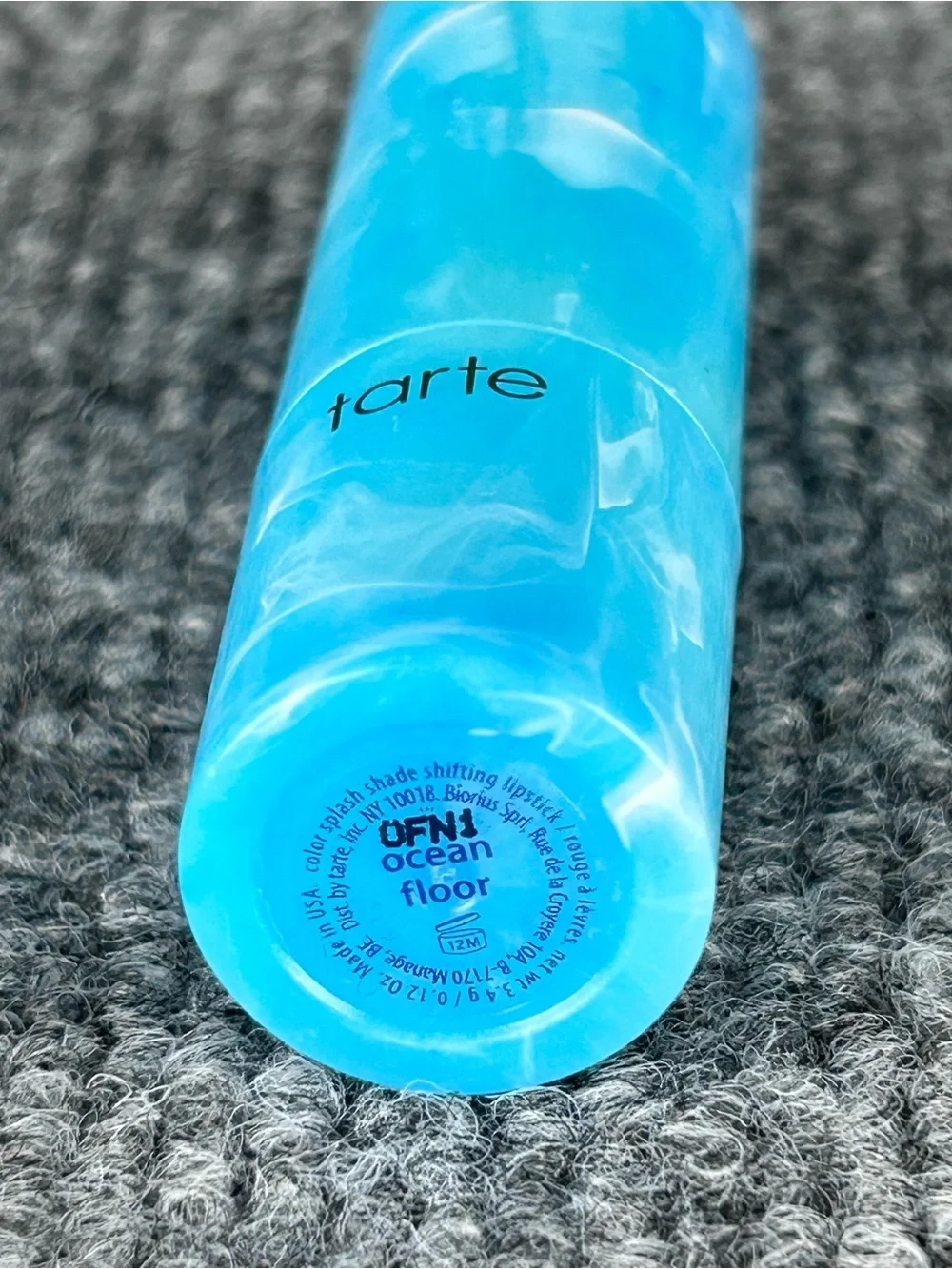 Tarte Rainforest Of Sea Color Splash Lipstick OCEAN FLOOR .12oz LIMITED Nidb